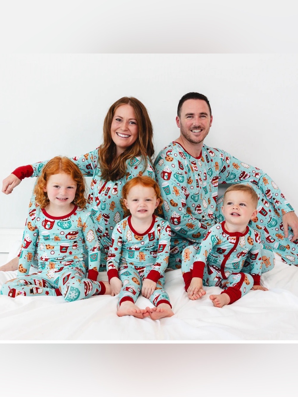 LITTLE SLEEPIES Peppermint Mocha Bamboo Christmas Pajama Set- 4
